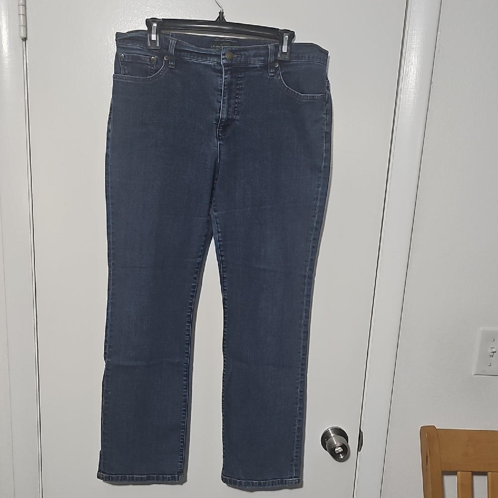 Ralph Lauren Dark Blue Straight Leg Jeans